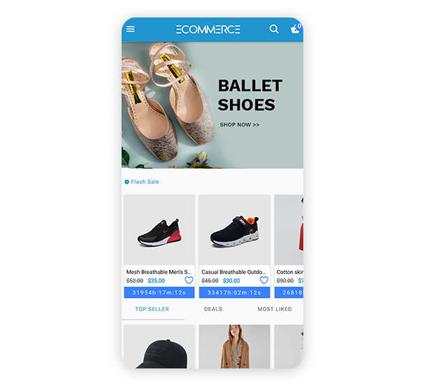 React Ecommerce - Universal iOS & Android Ecommerce / Store Full Mobile App with PHP Laravel CMS - 31