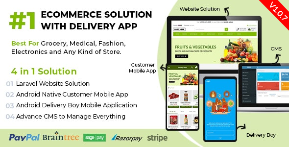 Best Ecommerce Solution with Delivery App For Grocery, Food, Pharmacy, Any Stores / Laravel + IONIC5 - 61