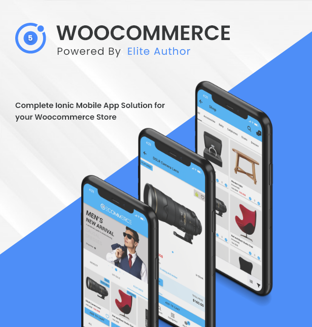 Ionic React Woocommerce - Universal Full Mobile App Solution for iOS & Android / WordPress Plugins - 2
