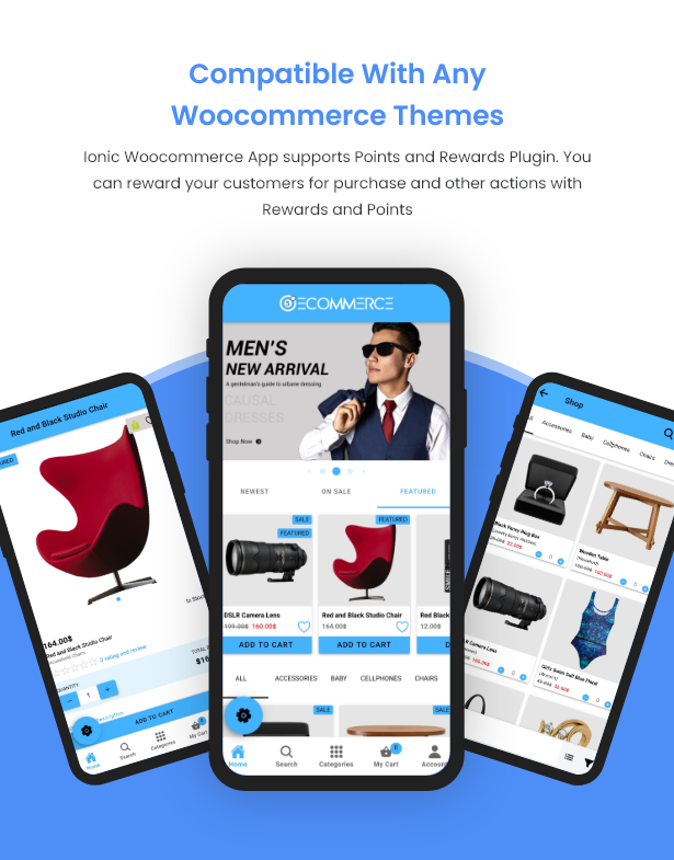 Ionic React Woocommerce - Universal Full Mobile App Solution for iOS & Android / WordPress Plugins - 26