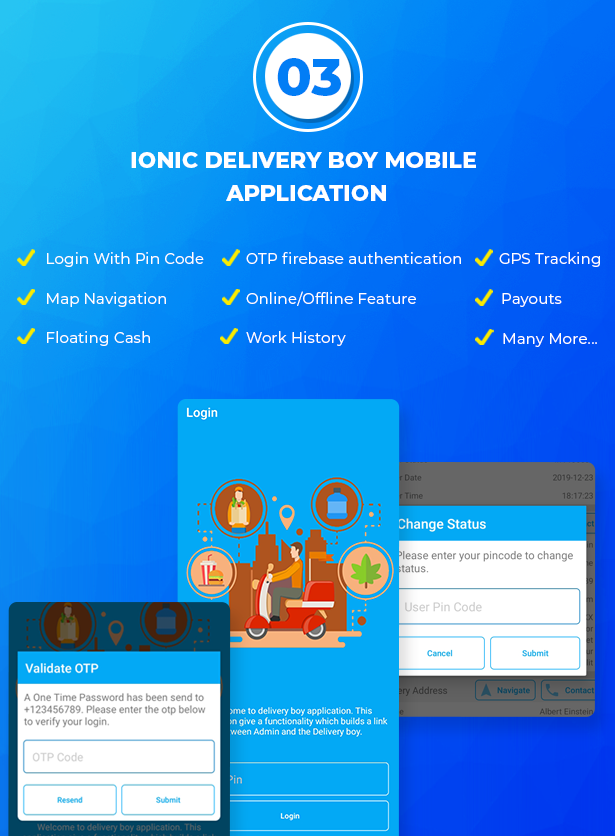Best Ecommerce Solution with Delivery App For Grocery, Food, Pharmacy, Any Stores / Laravel + IONIC5 - 5