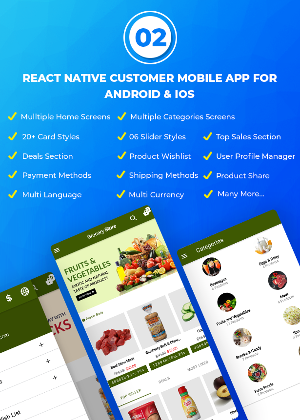 React Native Delivery Solution with Advance Website and CMS - 3